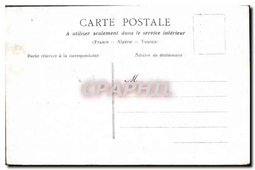 Paris — A Estação St-Lazare — editor não identificado - Verso