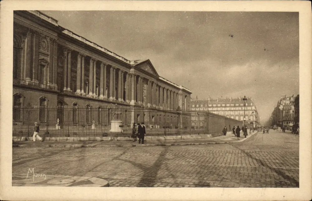A Colunata do Louvre — obra de Claude Perrault (1666-78) — Edições de Arte MONA, n° 117 - Frente