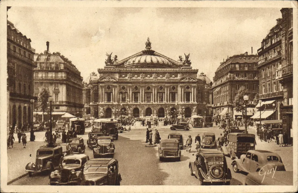 Opernplatz — Paris — Verlag GUY - Vorderseite