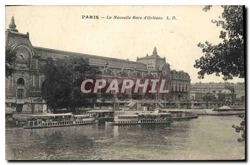 Paris — Die Neue Gare d'Orléans — L.D. - Vorderseite