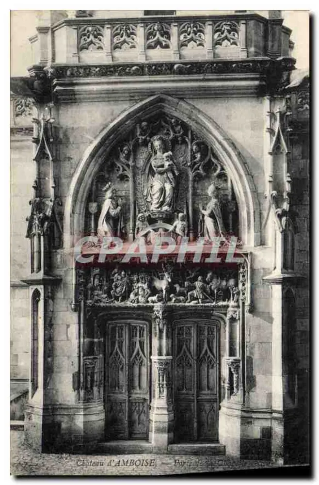 Castelo de Amboise — Porta da Igreja — Editor não identificado - Frente