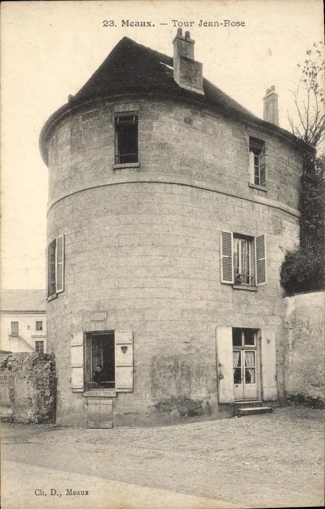 Meaux — Torre Jean-Rose — Ch. D., Meaux - Frente