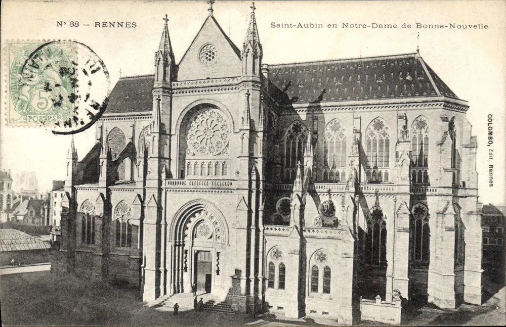 Kirche Saint-Aubin in Notre-Dame de Bonne-Nouvelle — Rennes — Colombo, Verlag Rennes - Vorderseite