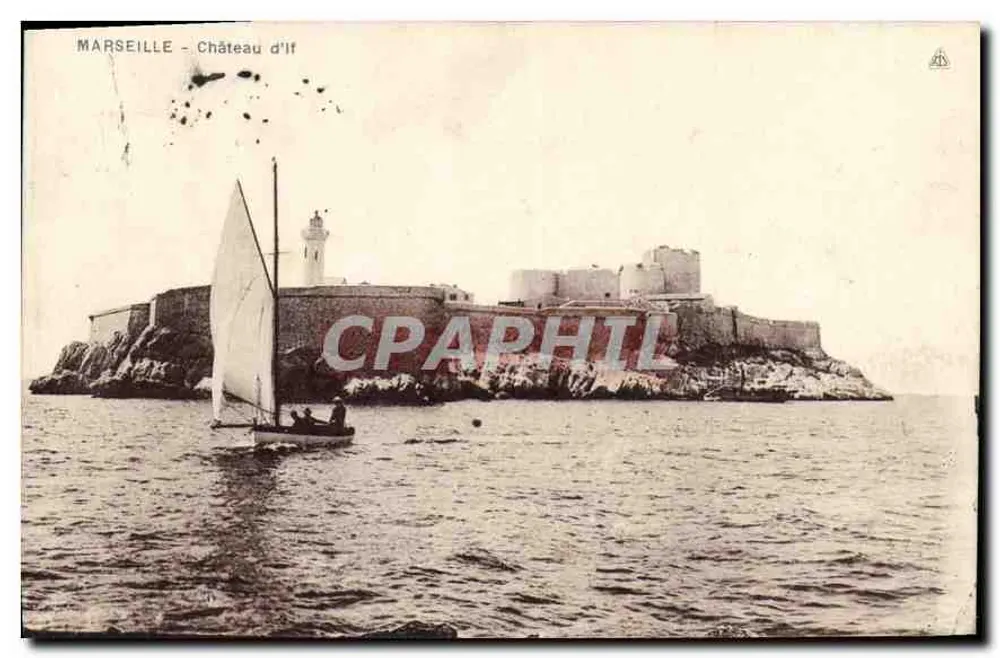 Marseille - Castelo de If — editor não identificado, número de série não visível - Frente