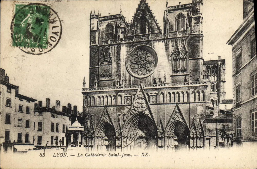 LYON — A Catedral de São João — XX. — Editor LEVY Fils & Cie, n°85 - Frente