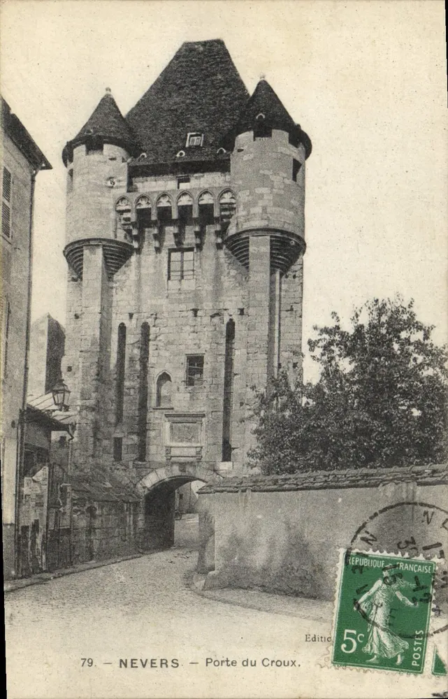 Nevers — Porta do Croûx — Éditio - Frente