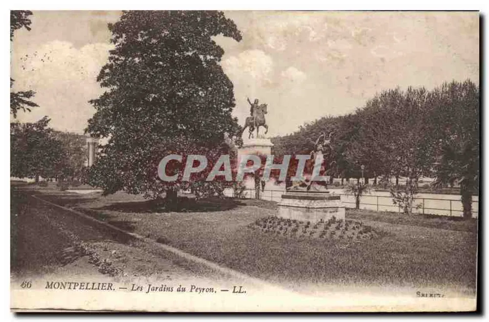 Montpellier — Os Jardins do Peyron — LL. — Spirit. - Frente