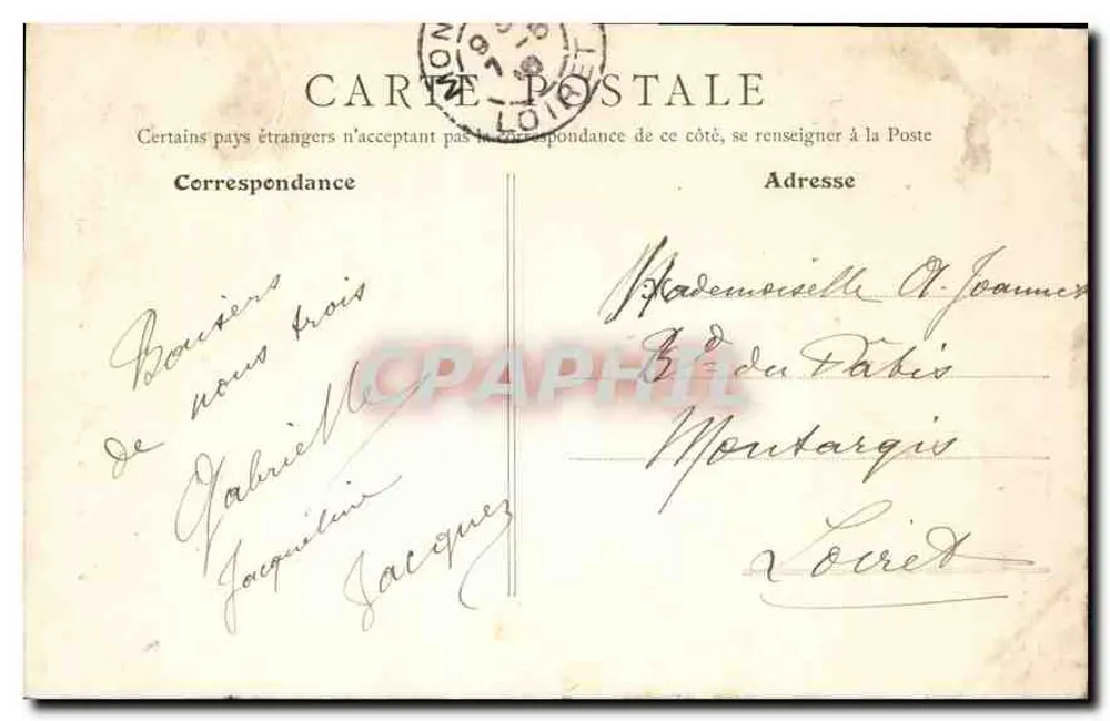 Cléry (Loiret) — Die Basilika, Außenansicht — Verlag Fassot, Nr. 520 - Rückseite