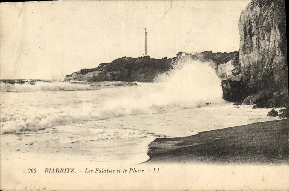 Biarritz - As Falésias e o Farol - LL - Frente
