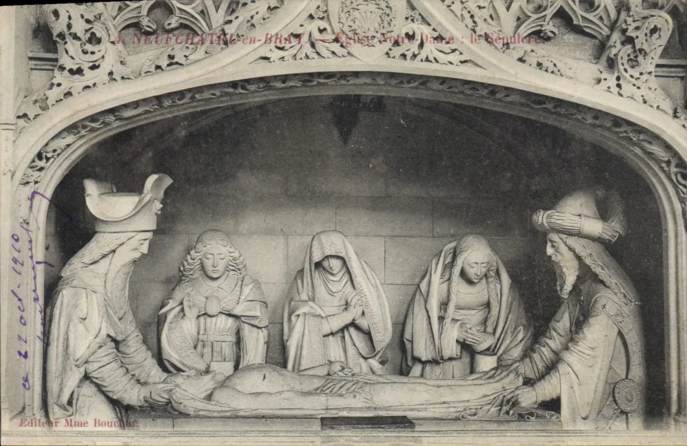 Neufchâtel-en-Bray — Kirche Notre-Dame: Das Grabmal - Vorderseite