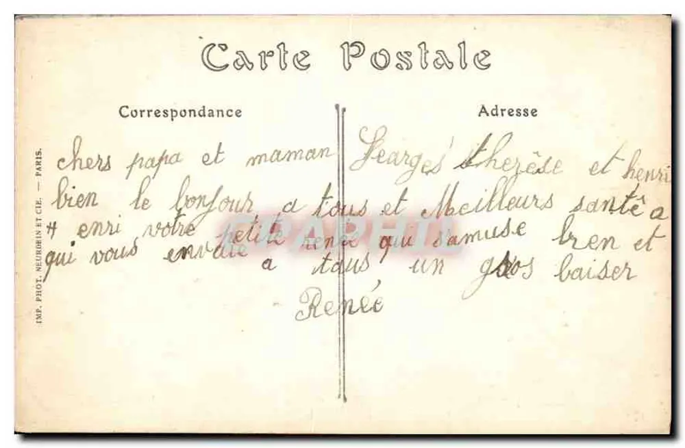 Rennes (Ille-et-Vilaine) — Il Salone — J. Sorel, edit. Rennes - Verso