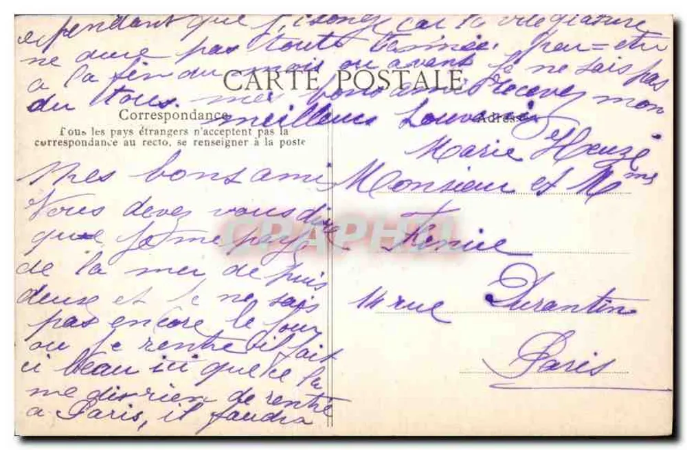 Royan — Terrasse und Casino de Foncillon — Victor Billon, Nr. 420 - Rückseite