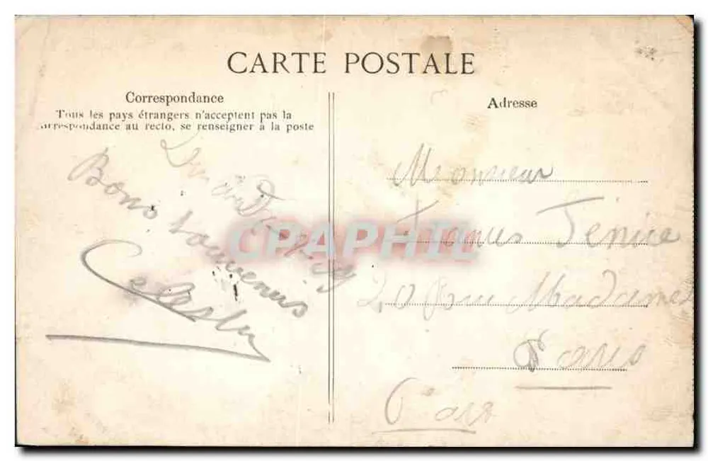 Saint-Malo — O Castelo — Vista Geral — Editor E.D. n°1506 - Verso