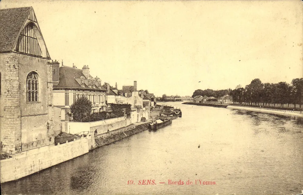 Sens — Margens do Yonne — editor anônimo, n° 49 - Frente