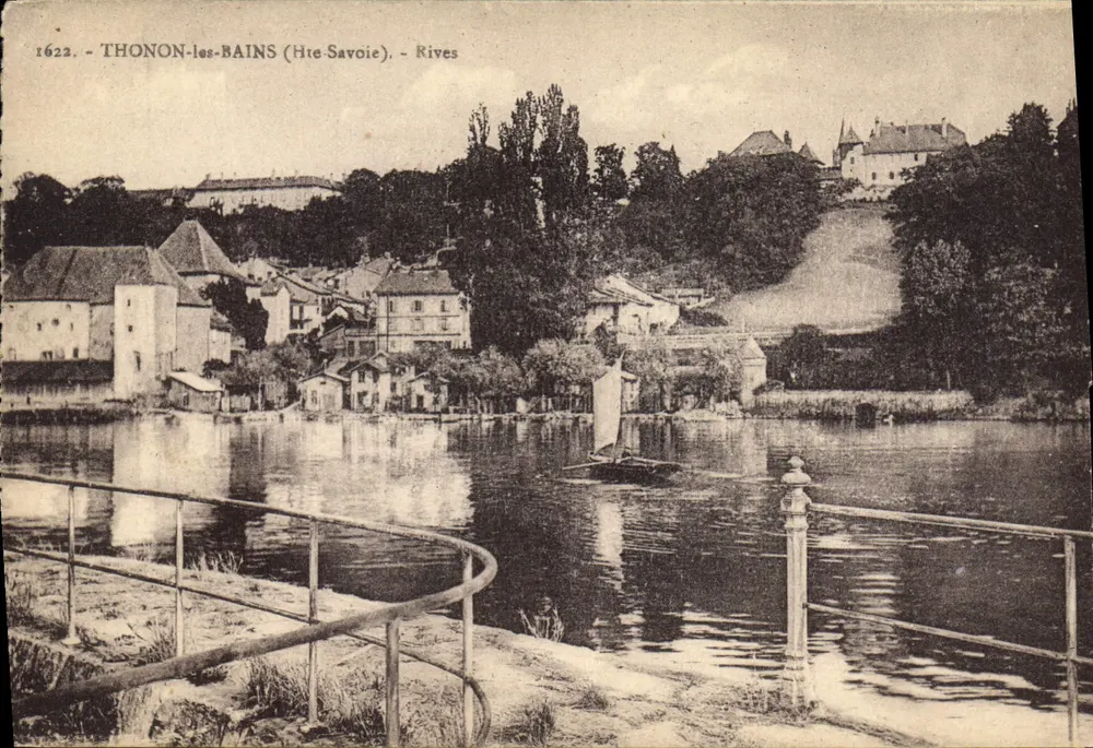 Thonon-les-Bains (Haute-Savoie) — Rives — éditeur L. Faurie, n°1622 - Anverso