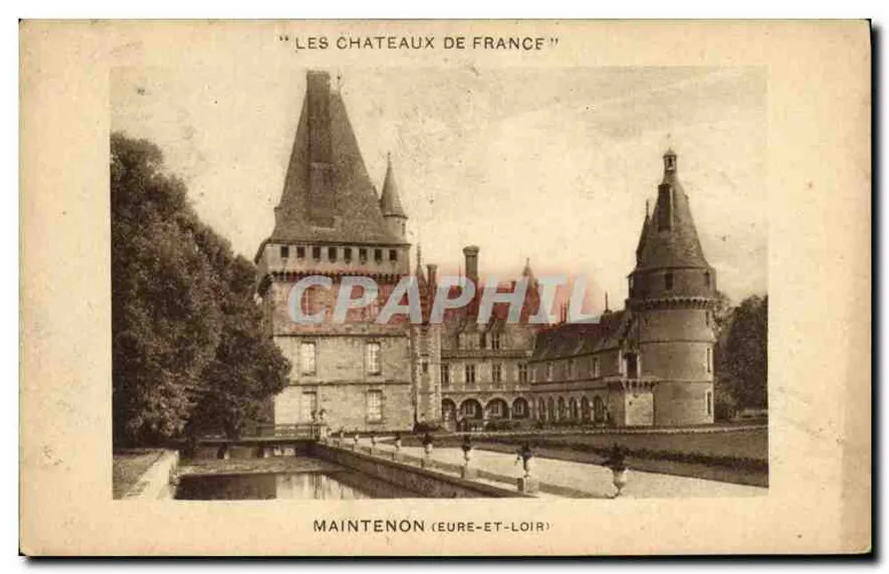 Schloss Maintenon — Eure-et-Loir — "Die Schlösser Frankreichs" - Vorderseite