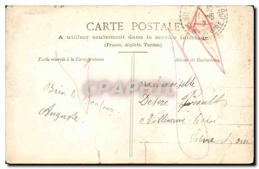 Montargis - Place des Bénédictines — editor H. Gaulth, Montargis - Verso