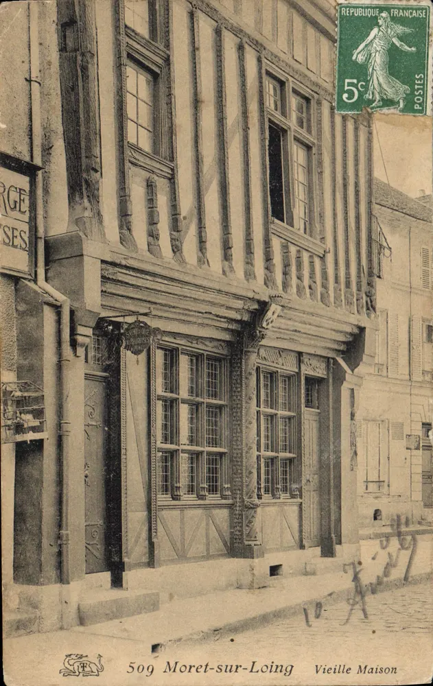 Moret-sur-Loing — Oude Huis — Uitgever: Georges & Cie, n° 509 - Voorkant