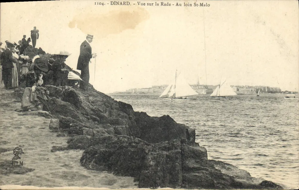 Dinard — Blick auf die Bucht — Im Hintergrund St-Malo — H. Le Maillot, Verlag - Vorderseite