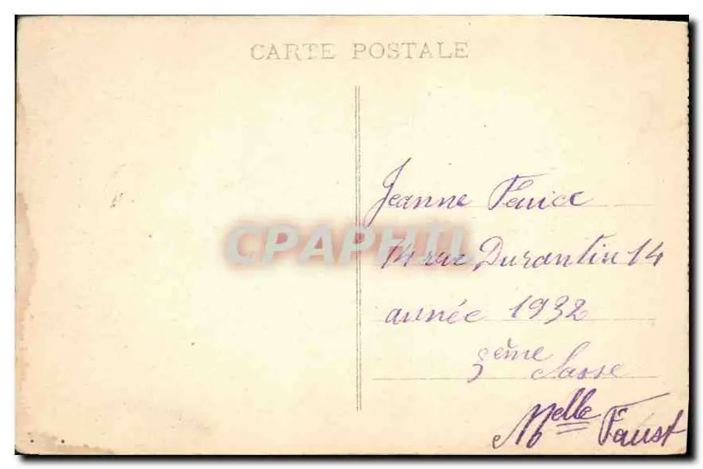 La Meije von der Spitze der Maye gesehen — Foto von Oddoux, Grenoble - Rückseite