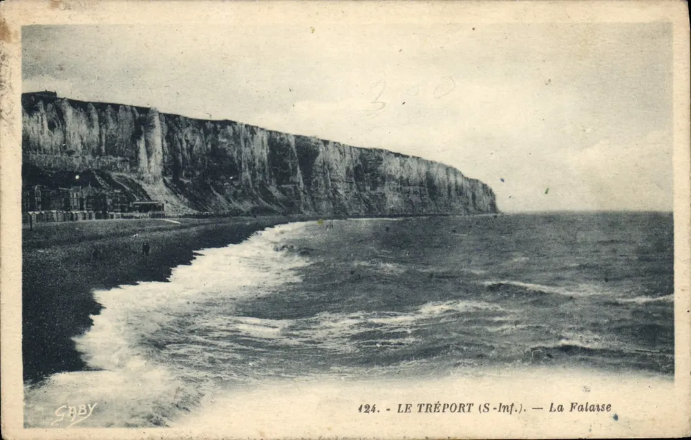 Le Tréport (Sul-Inferior) — A Falésia — Saby - Frente