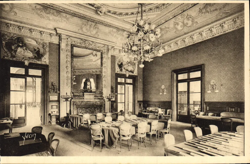 Vichy (Allier) — Der Lesesaal des Grand Casino — Les Éditions d'Art YVCHN - Vorderseite