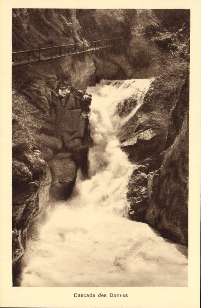 Cascata das Danças — Gorges da Diosaz, Servoz perto de Chamonix — Edições H.-S. n° 13194 - Frente