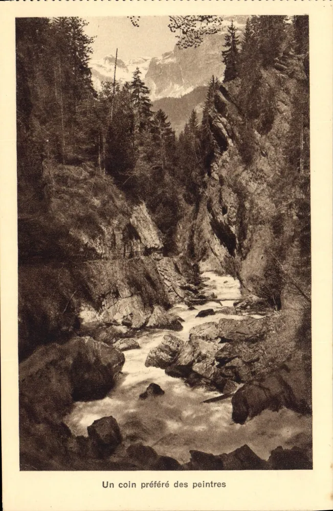 Gorges de la Diosaz — Ein Wunder der Natur — G.O.D.C.E.F. Ausgabe n° 13190 - Vorderseite