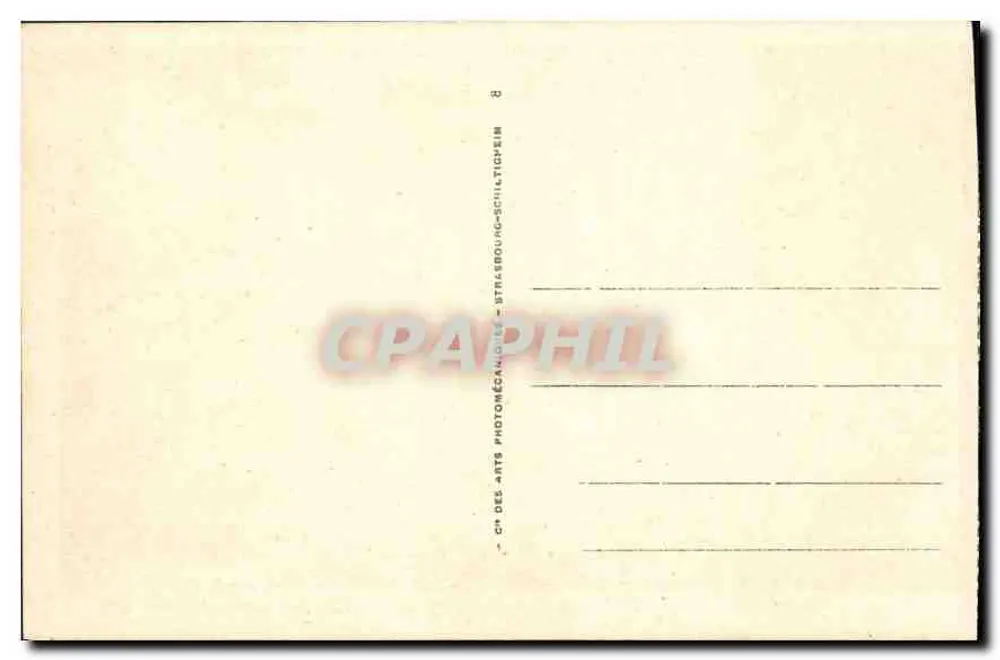 Brimont - Die Schützengräben und der Eingang zum Brimont-Fort — n° 665 — Cie des Arts Photomécaniques, Straßburg - Rückseite
