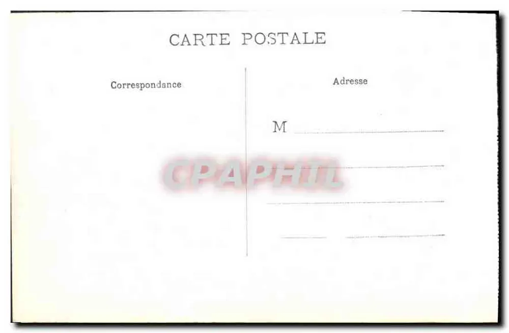 Montpellier - Jardim da Esplanada — Edição das Novas Galerias, Montpellier - Verso