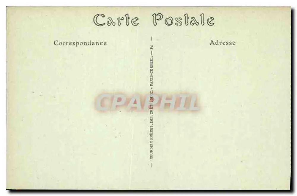 Nîmes — La Fontaine Pradier, Place de l'Esplanade — J. P. (Verlag) - Rückseite