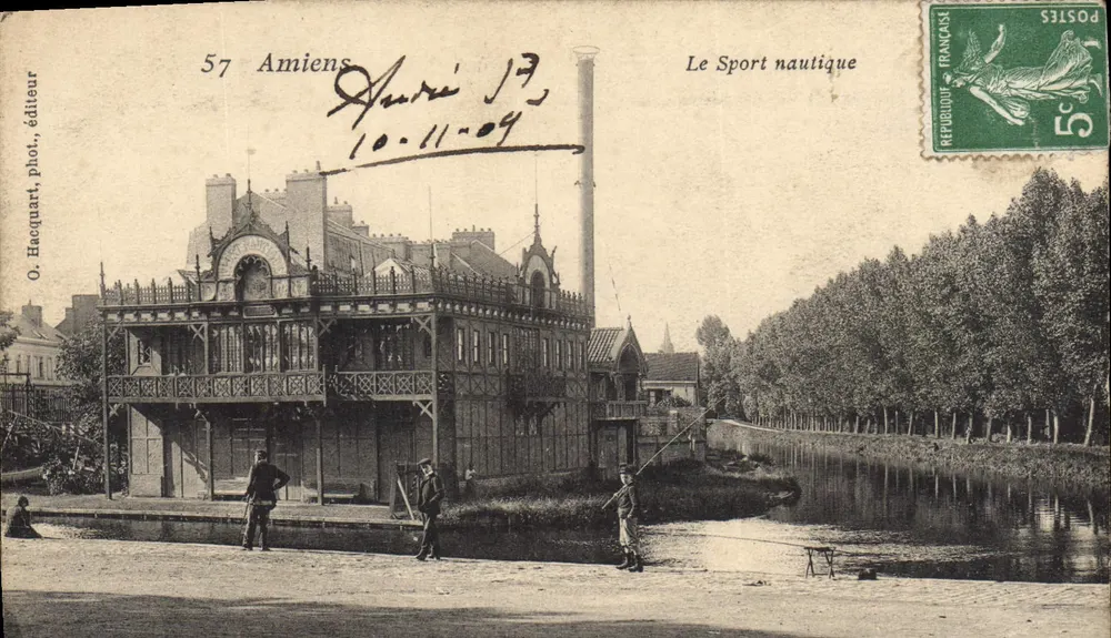 Amiens — Visão do esporte náutico — O. Haequart, fot. editora - Frente