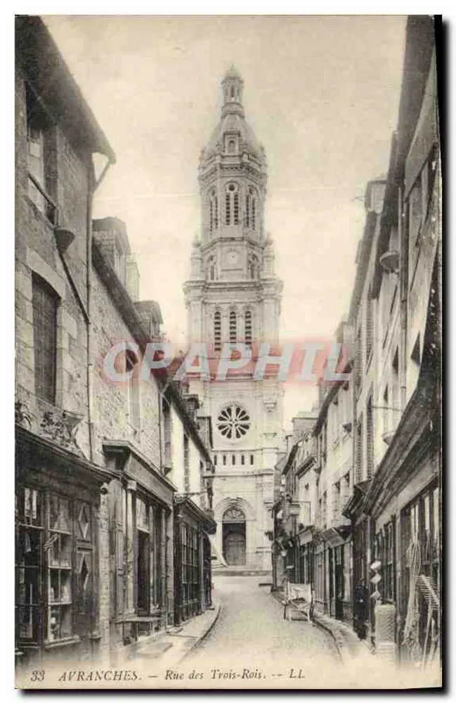 Avranches — Rue des Trois-Rois — LL - Frente