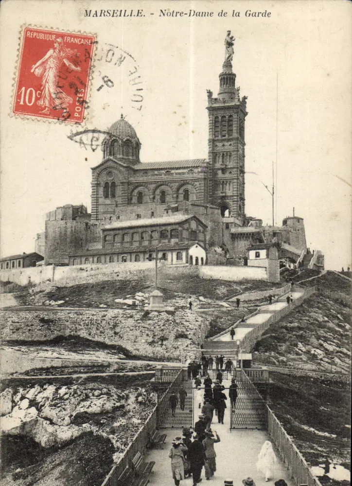 MARSEILLE - Nossa Senhora da Guarda — editor desconhecido, número de série não visível - Frente
