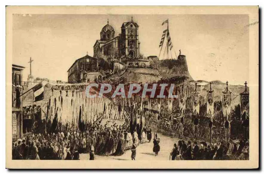 Marseille — Einweihung der Basilika, 5. Juni 1864 — Sonderausgabe der Basilika - Vorderseite