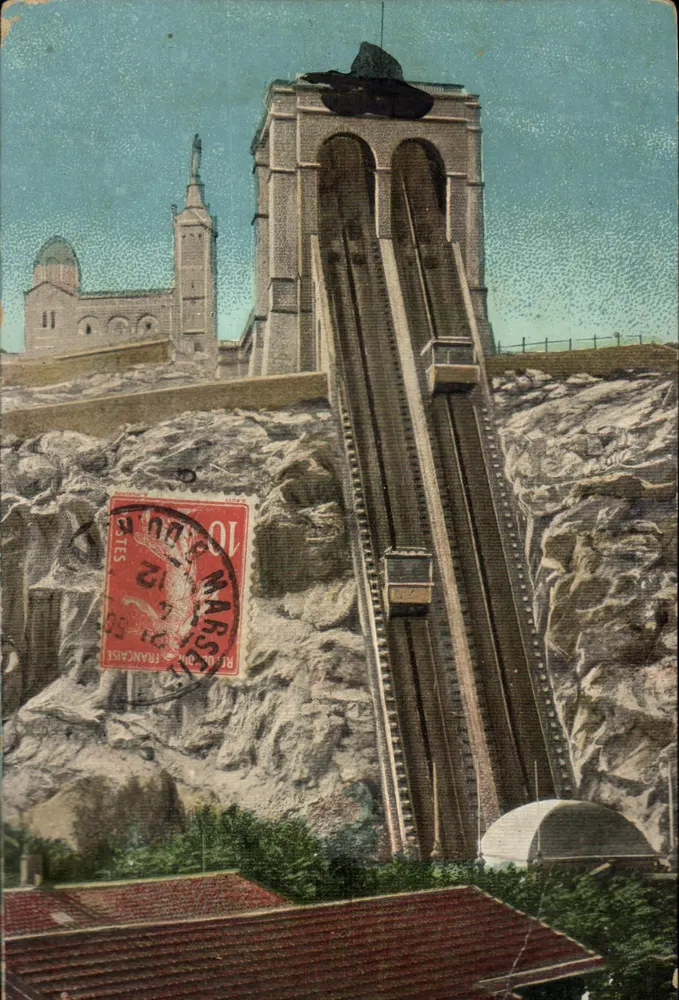 Aufzug der Cité de la Mer — Marseille — Verlag unbekannt - Vorderseite