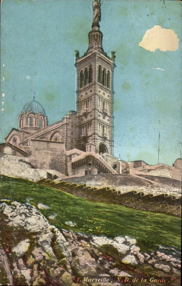 Marselha — Nossa Senhora da Guarda — editor desconhecido, n° 1 - Frente