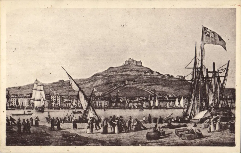 Ansicht der Stadt und des Forts — Verlag: , Nr. 44, 1892 - Vorderseite