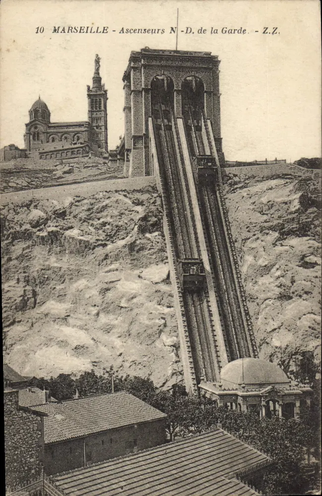 Marselha - Elevadores N.-D. da Guarda - Z.Z. - Frente