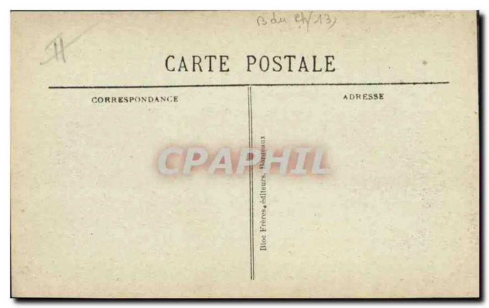 Marselha — Nossa Senhora da Guarda — BR - 1539 - Verso