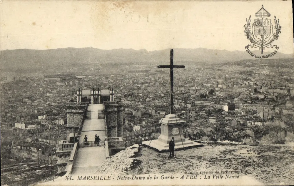 Marseille - Notre-Dame de la Garde - Im Osten: Die Neue Stadt — Sonderausgabe der Basilika - Vorderseite