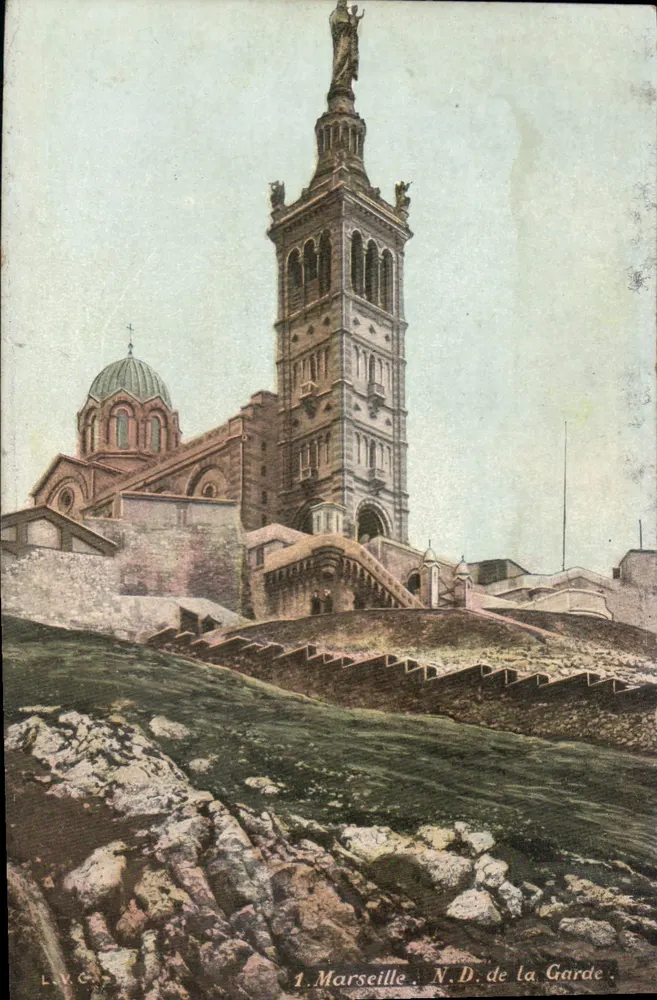 Marselha — N.D. de la Garde — L.V.C. n°1 - Frente