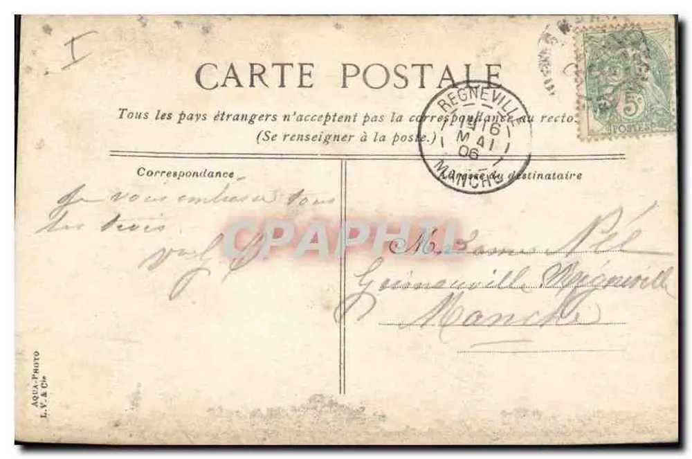 Marselha — N.D. de la Garde — L.V.C. n°1 - Verso