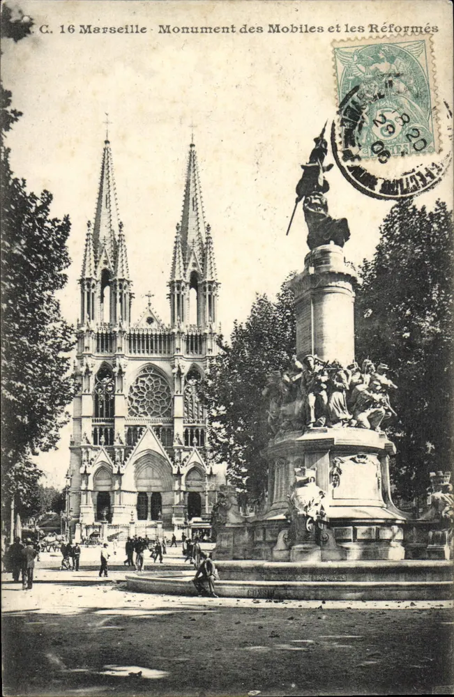 Marseille - Denkmal der Mobiles und der Reformierten — C. 16, unbekannter Verleger - Vorderseite