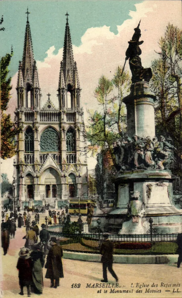 Marseille — Die Reformierte Kirche und das Reformierte Denkmal — LL. - Vorderseite