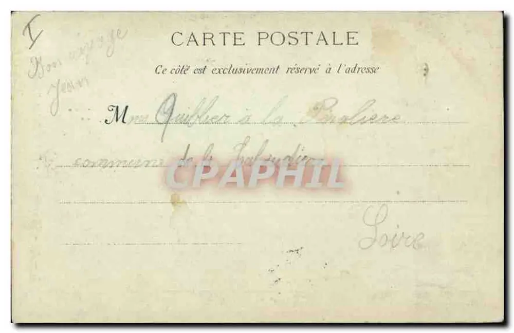 Marseille: Kirche Saint-Vincent-de-Paul (Die Reformierten) — G. M. - 8 — Verlag G. M. (Marseille) - Rückseite