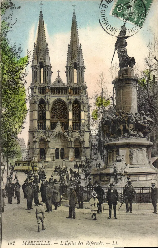 Marseille — A Igreja dos Reformados — LL. — N° 182 - Frente