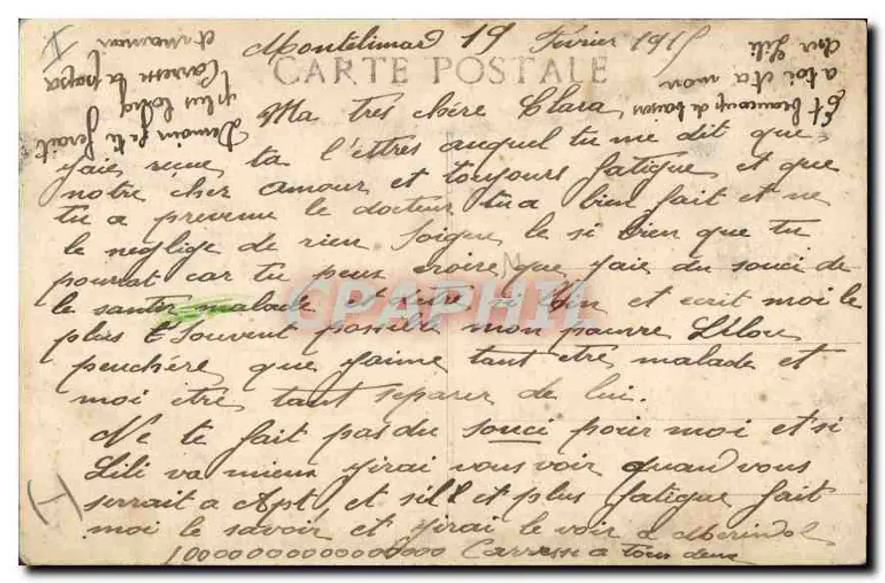 Marseille - Kirche der Reformierten und Denkmal der Mobiles - Verlag C. P. A. Phil - Rückseite