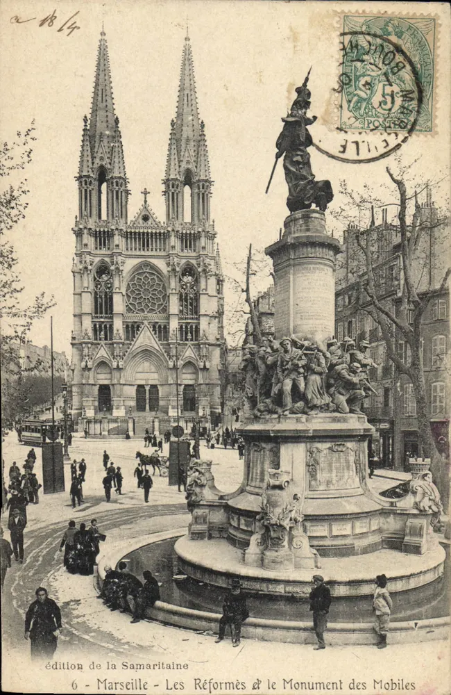 Marseille - Die Reformierte Kirche & das Denkmal der Mobiles — Ausgabe der Samaritaine, n°6 - Vorderseite