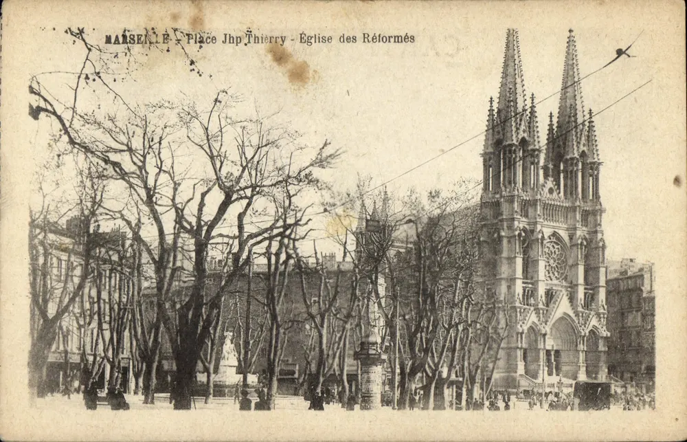 Marseille - Place Thiers - Kirche der Reformierten - Vorderseite